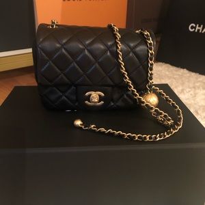 Authentic Chanel flap bag